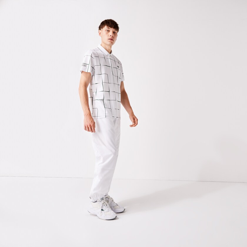 Pantalon Lacoste SPORT Performance Side Zip Track Hombre Blancos | UO1-86408O5