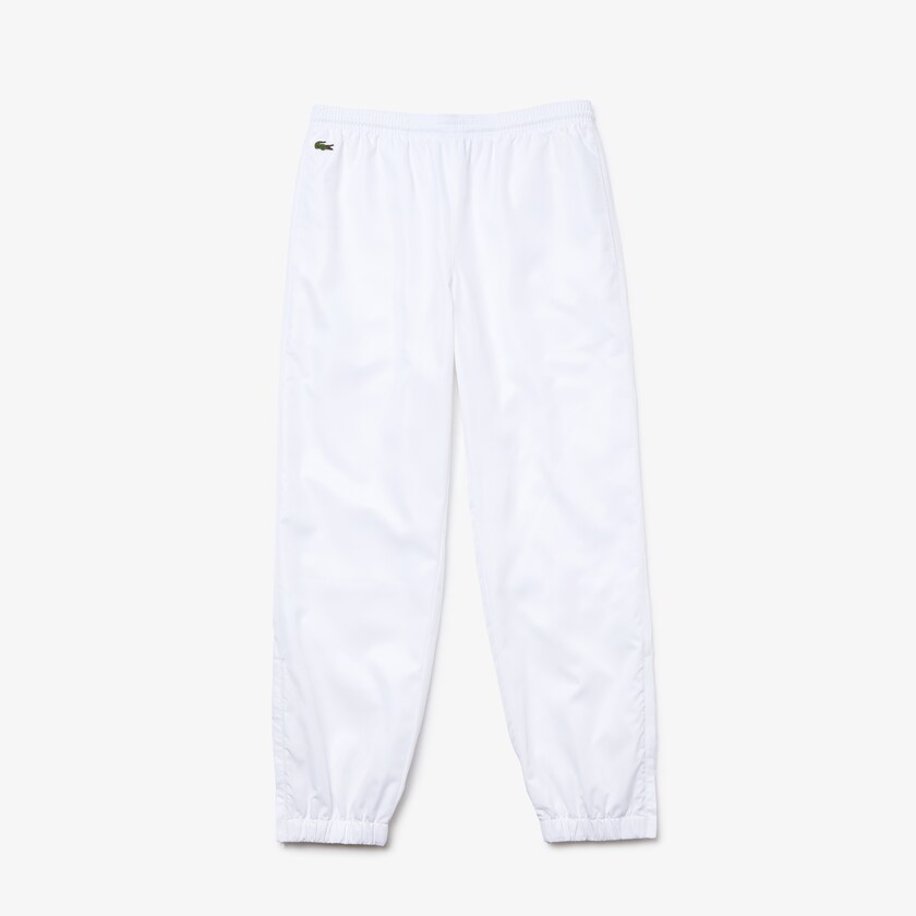 Pantalon Lacoste SPORT Performance Side Zip Track Hombre Blancos | UO1-86408O5