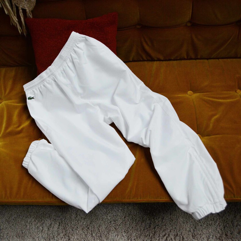 Pantalon Lacoste SPORT Performance Side Zip Track Hombre Blancos | UO1-86408O5