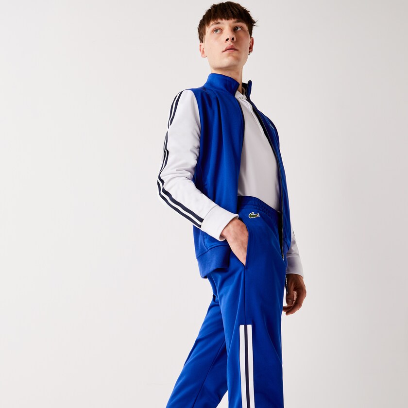 Pantalon Lacoste SPORT Run-resistant Jogging Hombre Azules | YY6-39273Z0
