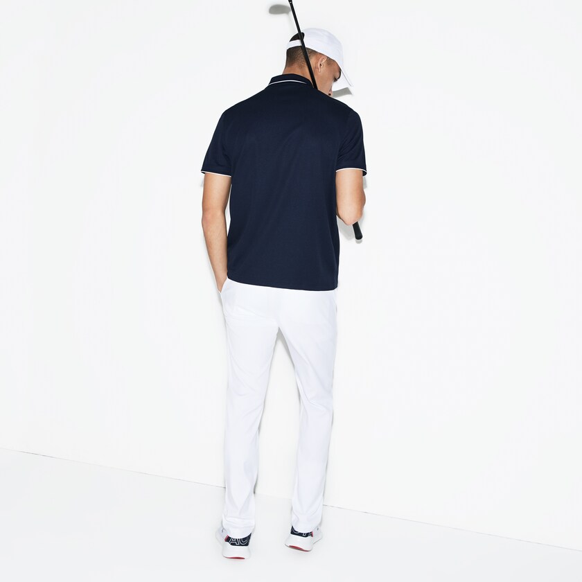 Pantalon Lacoste SPORT Technical Gabardine Golf Chino Hombre Blancos | GW4-08710V4