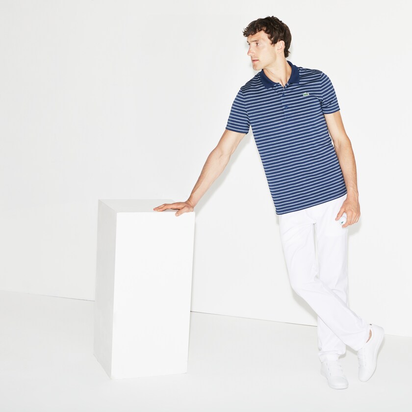 Pantalon Lacoste SPORT Technical Gabardine Golf Chino Hombre Blancos | GW4-08710V4