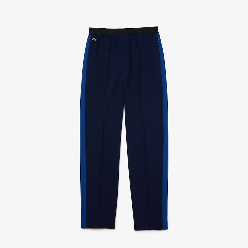 Pantalon Lacoste Twill Flared Mujer Azul Marino Azules Azules | EJ9-11921X9