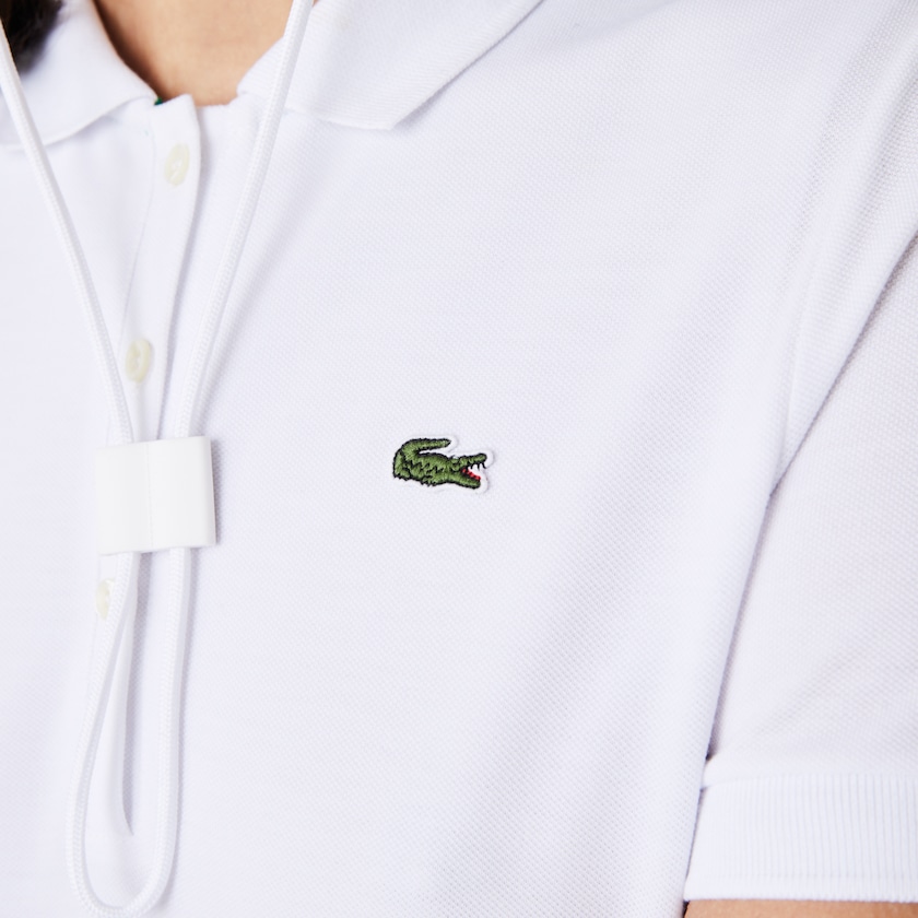 Vestido Tipo Polo Lacoste SPORT Roland Garros Pleated Mujer Blancos Verdes Azul Marino Azules | LG4-49974J2
