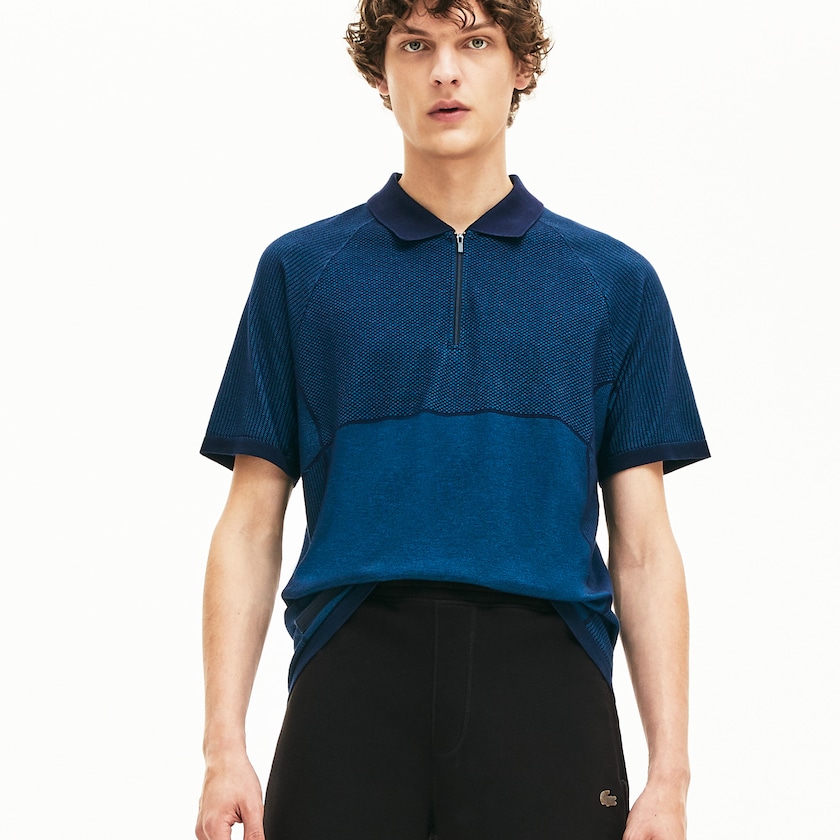 Short Lacoste Motion Stretch Cotton Bermuda Hombre Negros | MY0-18771C5