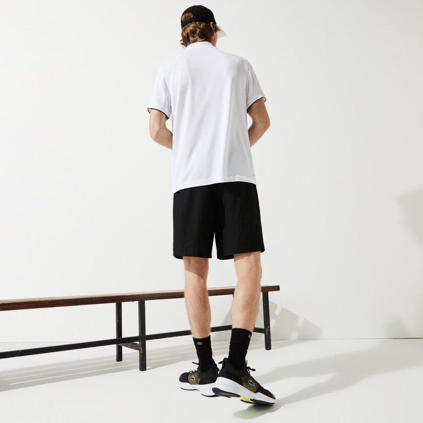 Short Lacoste SPORT Tennis Hombre Negros | OP0-37273V9
