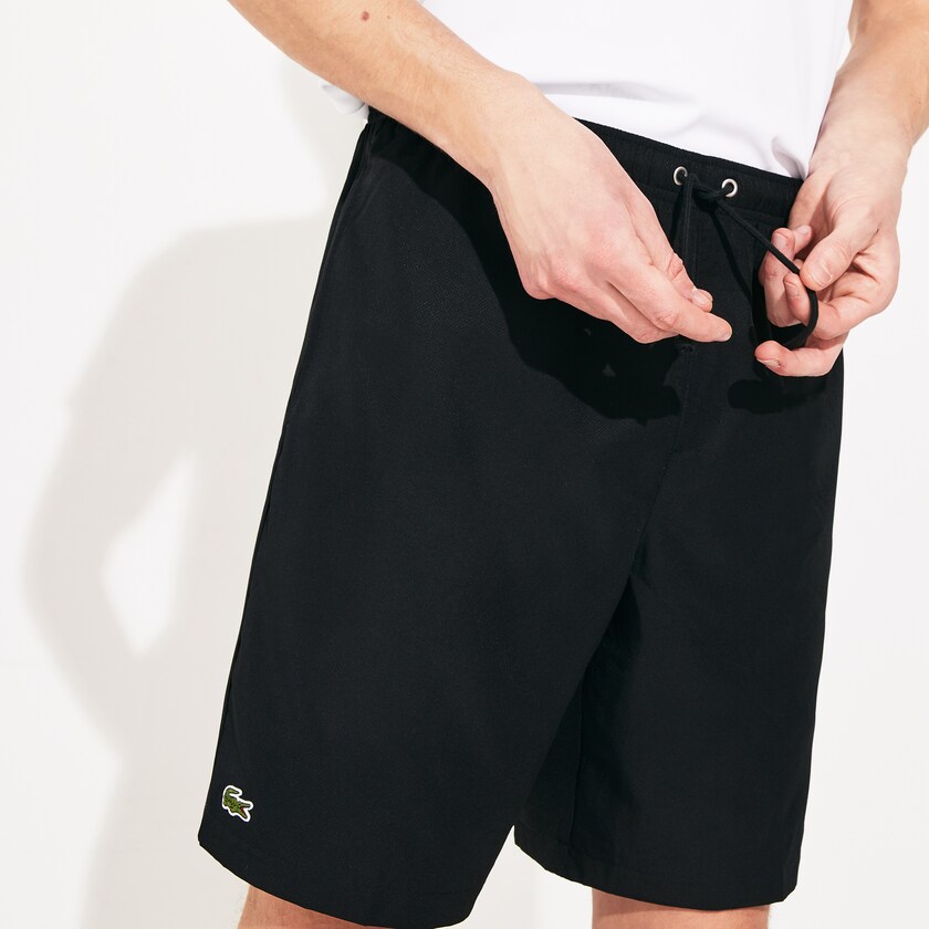 Short Lacoste SPORT Tennis Hombre Negros | OP0-37273V9