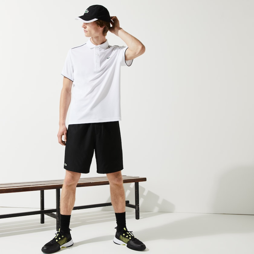 Short Lacoste SPORT Tennis Hombre Negros | OP0-37273V9