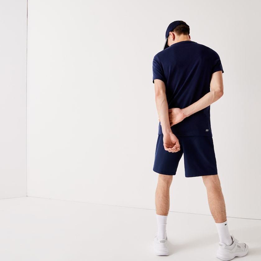 Short Lacoste SPORT Tennis Stretch Hombre Azul Marino Azules | ER0-65116Y9