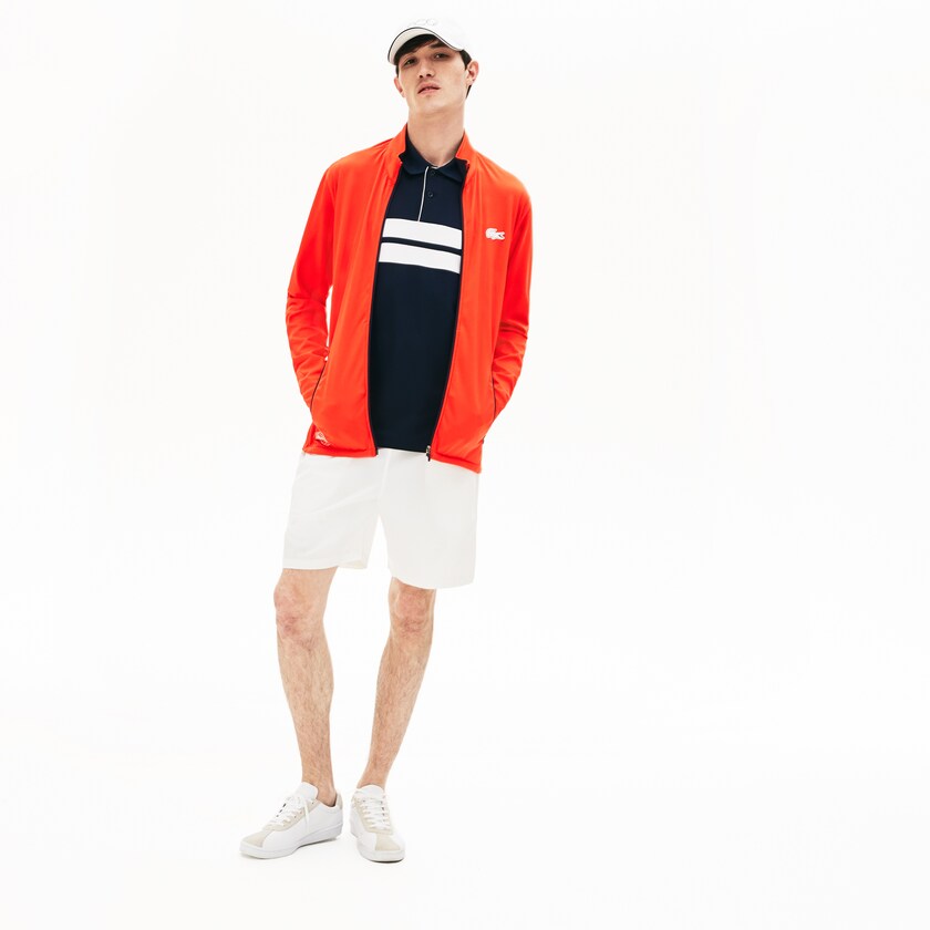 Short Lacoste SPORT Tennis Stretch Hombre Blancos | IH7-11741H8
