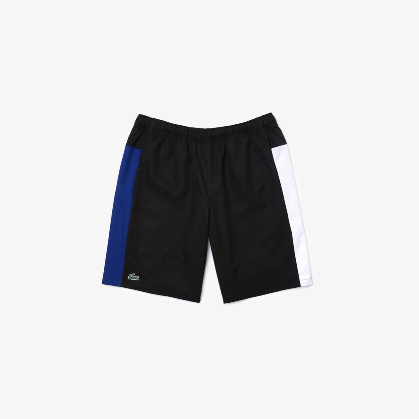 Short Lacoste SPORT Two-Ply Colorblock Tennis Hombre Negros Azules Blancos Azules | SG5-42484H3