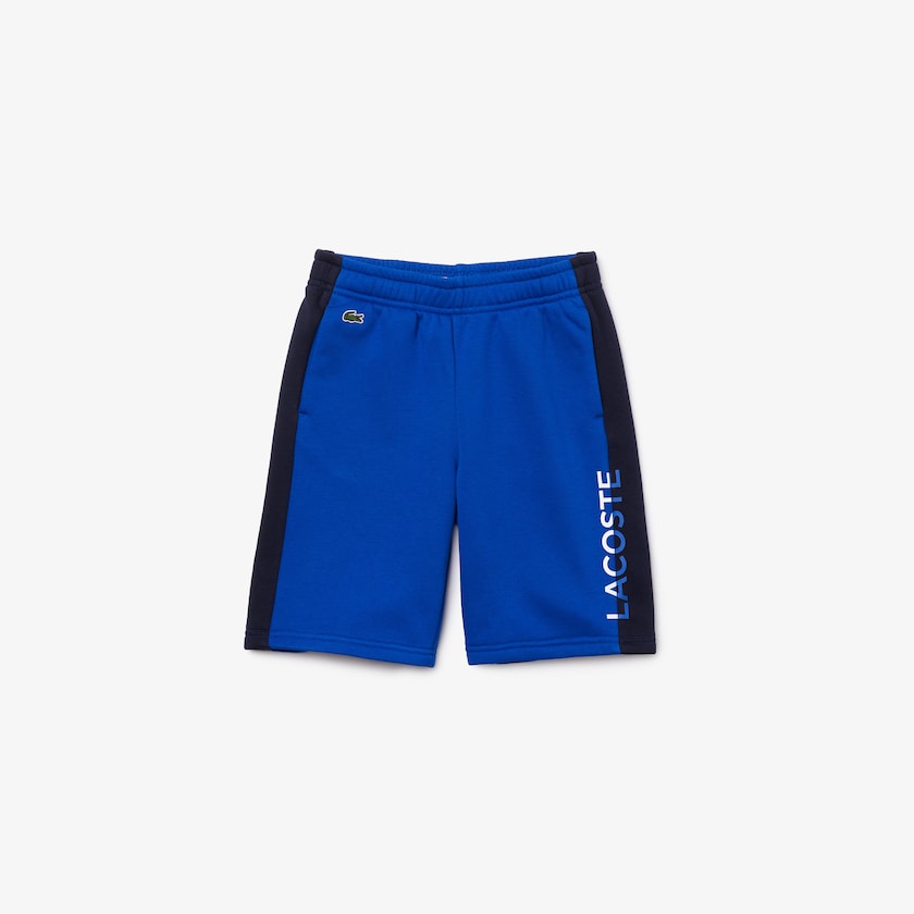 Short Lacoste Niños Azules Azul Marino Azules Two-Tone Fleece LC2-89208Y3