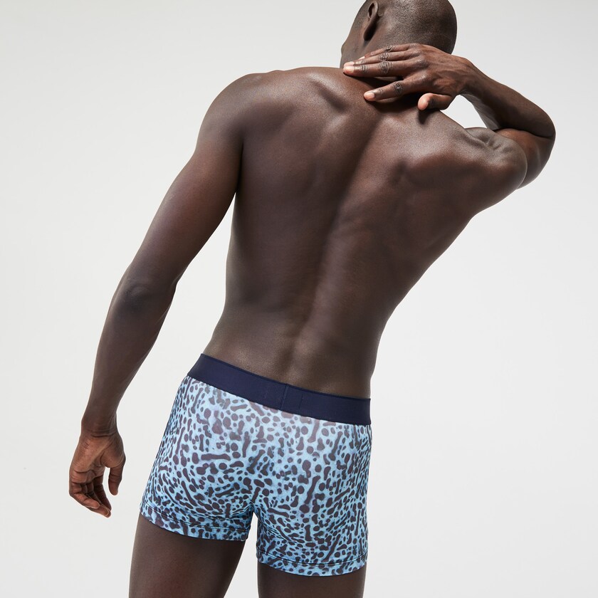Short Lacoste x National Geographic Polyester Trunk Hombre Blancos | WR1-55745H6