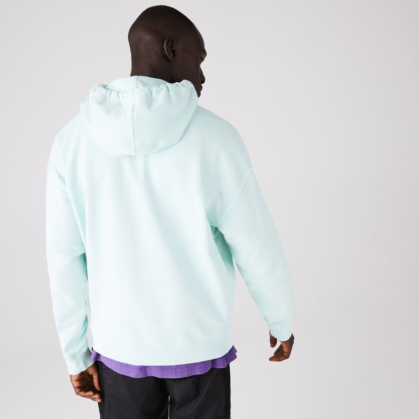 Sudaderas Lacoste CONCEPTS Collaboration Hooded Fleece Hombre Turquesa | PQ6-30763P7