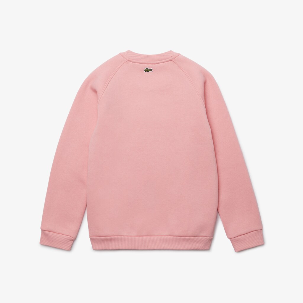 Sudaderas Lacoste Niños Rosas Crocodile Graphic Fleece NJ6-24202C0