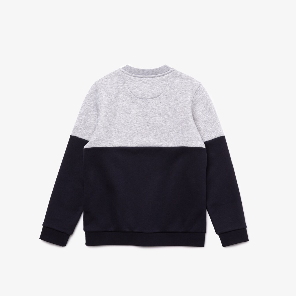 Sudaderas Lacoste Niños Grises Azul Marino Azules Blancos SPORT Colorblock Fleece HQ5-62376F9