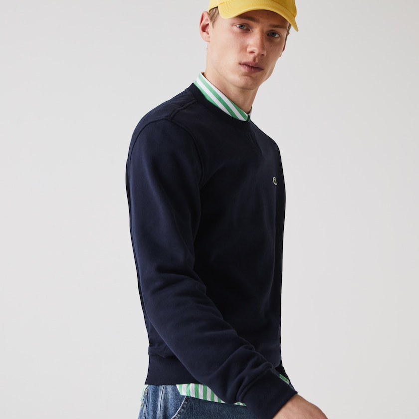 Sudaderas Lacoste Hombre Azul Marino Azules SPORT Cotton Blend Fleece FP7-79407X3
