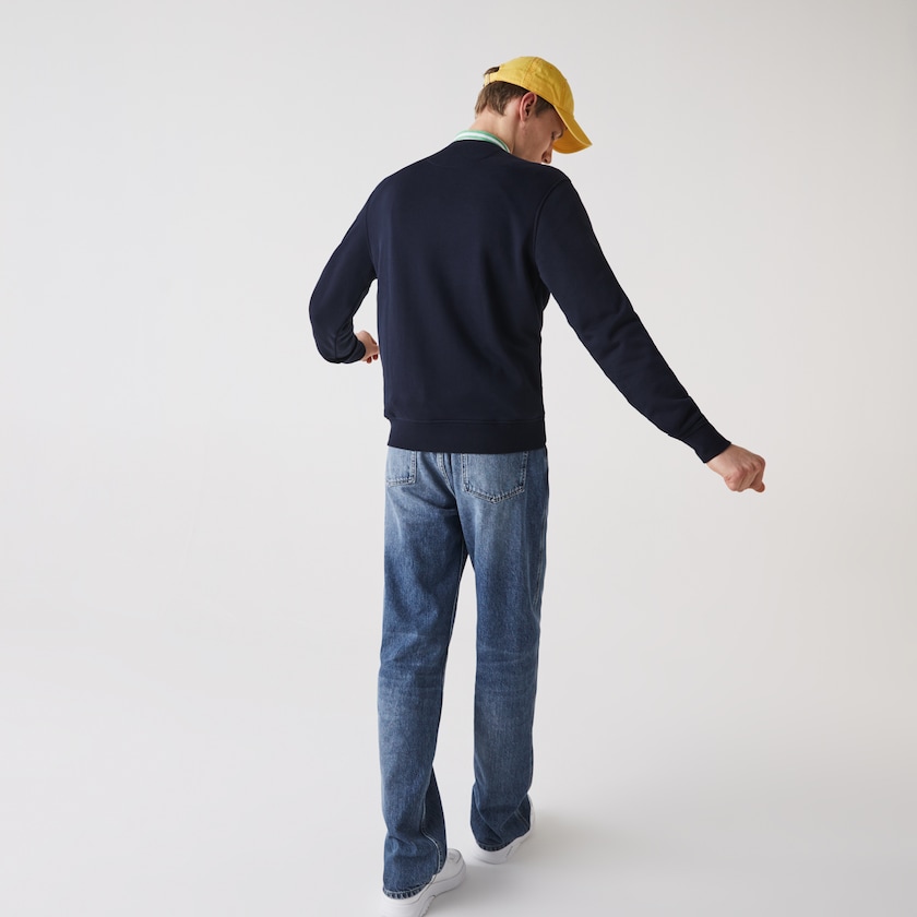 Sudaderas Lacoste Hombre Azul Marino Azules SPORT Cotton Blend Fleece FP7-79407X3