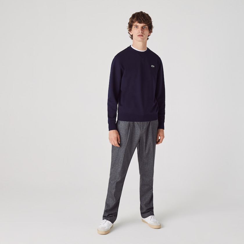 Sudaderas Lacoste Hombre Azul Marino Azules SPORT Cotton Blend Fleece FP7-79407X3