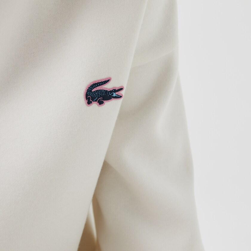 Sudaderas Lacoste SPORT Crew Neck Cotton Mujer Blancos | IS6-78367M0