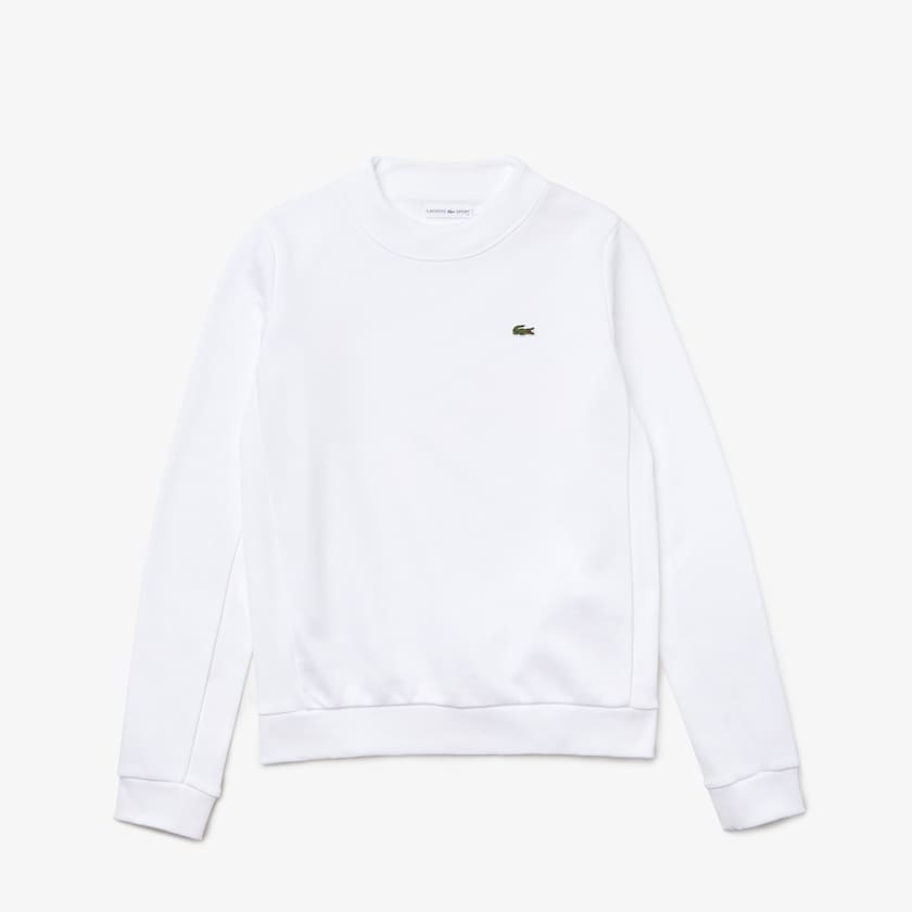 Sudaderas Lacoste SPORT Fleece Tennis Mujer Blancos | LQ4-94799K8