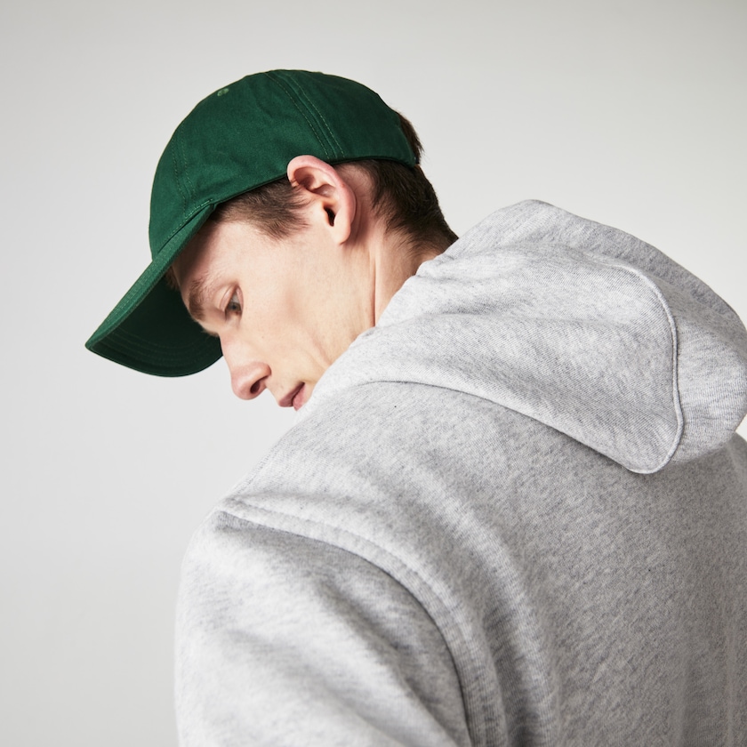 Sudaderas Lacoste SPORT Hooded Lightweight Bi-material Hombre Grises Grises Claro | PZ5-96709G7
