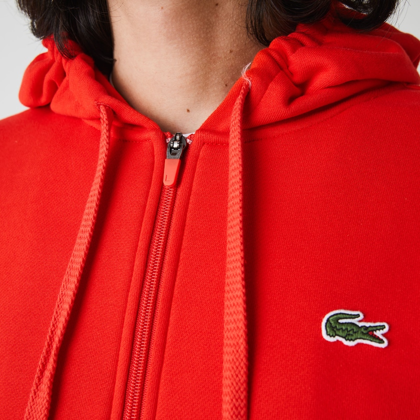 Sudaderas Lacoste SPORT Hooded Lightweight Bi-material Hombre Rojos | JX8-25722R0