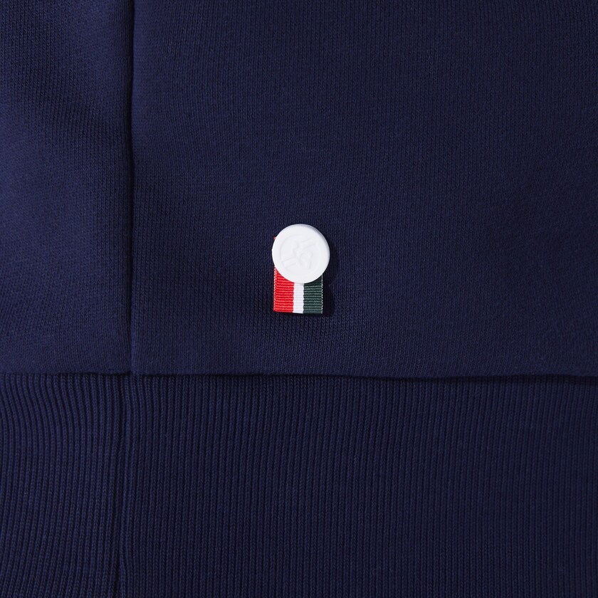Sudaderas Lacoste SPORT Roland Garros Plant Print Hombre Azul Marino Azules Verdes | TU8-43974Q1