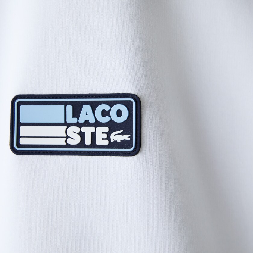 Sudaderas Lacoste Zip Pocket Hooded With Badge Hombre Blancos | WB6-96909O2