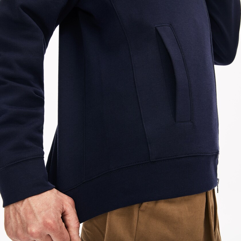 Sudaderas Lacoste Zippered Solid Hombre Azul Marino Azules Kaki Verdes | KO1-08870D1