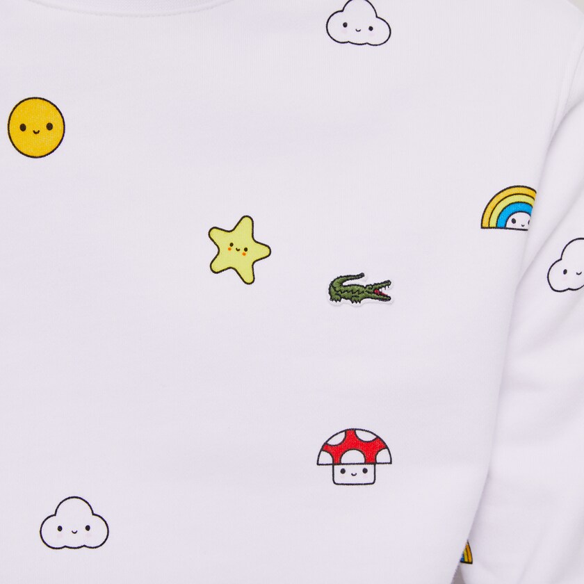 Sudaderas Lacoste x FriendsWithYou Design Hombre Blancos | UW2-25162S4