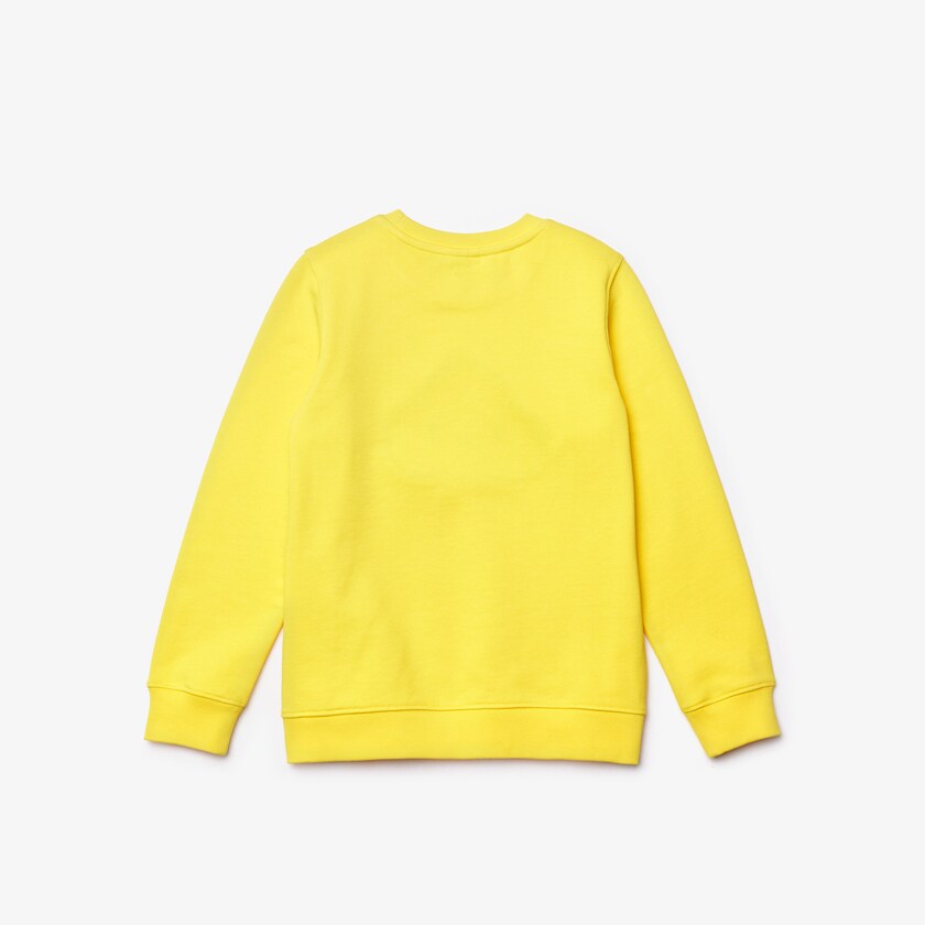 Sudaderas Lacoste Niños Amarillos x FriendsWithYou Graphic Crew Neck Cotton PF2-79777V2