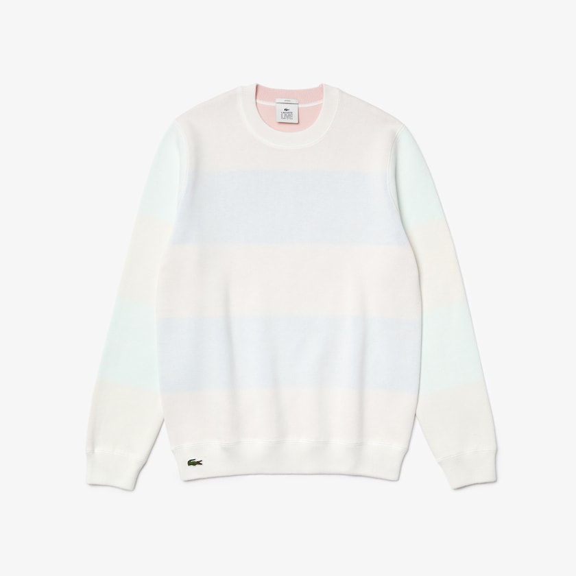 Suéteres Lacoste Hombre Blancos LIVE Reversible Cotton WO0-98779T3