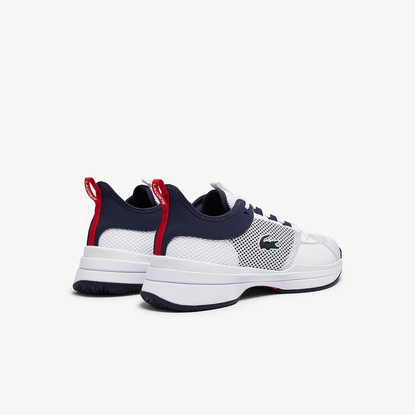 Tenis Lacoste AG-LT 21 Textile Hombre Blancos Coral | QU0-68226Y4