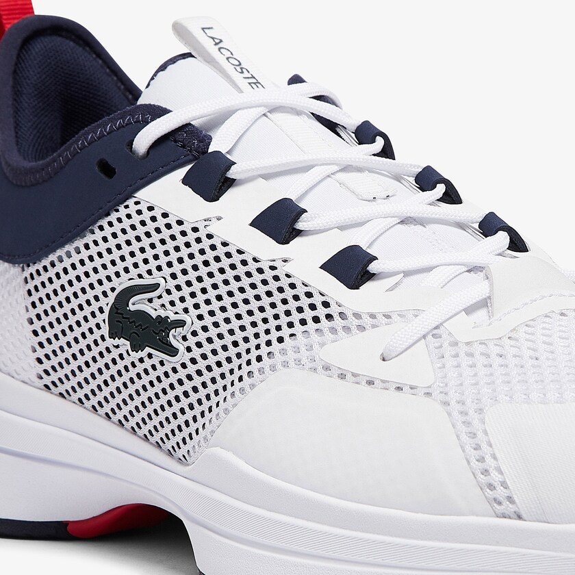 Tenis Lacoste AG-LT 21 Textile Hombre Blancos Coral | QU0-68226Y4