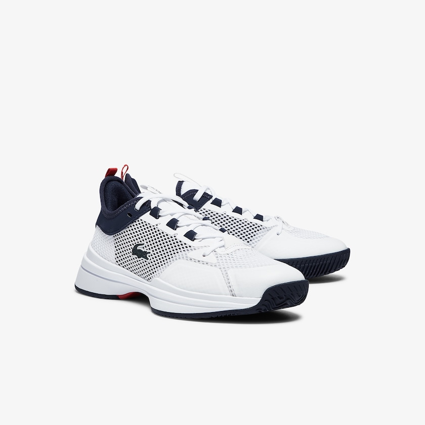 Tenis Lacoste AG-LT 21 Textile and Synthetic Mujer Blancos Coral | VS8-54725X0