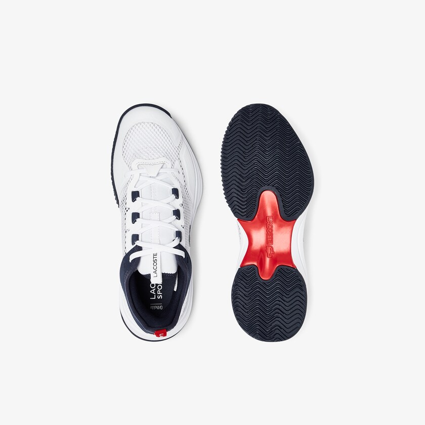 Tenis Lacoste AG-LT 21 Textile and Synthetic Mujer Blancos Coral | VS8-54725X0