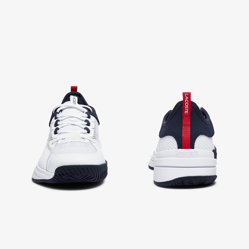 Tenis Lacoste AG-LT 21 Textile and Synthetic Mujer Blancos Coral | VS8-54725X0