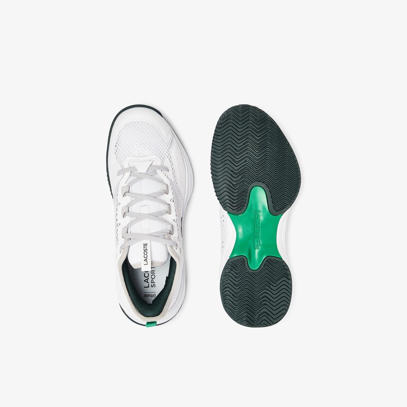 Tenis Lacoste AG-LT 21 Textile and Synthetic Mujer Blancos Verdes | VU5-18481D1