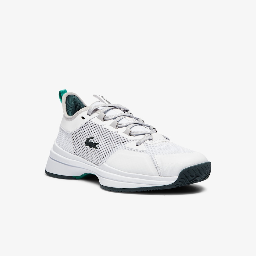 Tenis Lacoste AG-LT 21 Textile and Synthetic Mujer Blancos Verdes | VU5-18481D1