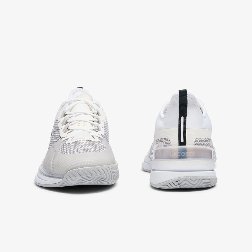 Tenis Lacoste AG-LT 21 Ultra Textile Hombre Blancos Grises | FJ6-55585M3