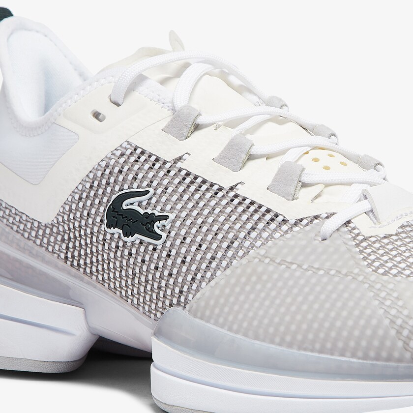 Tenis Lacoste AG-LT 21 Ultra Textile Hombre Blancos Grises | FJ6-55585M3