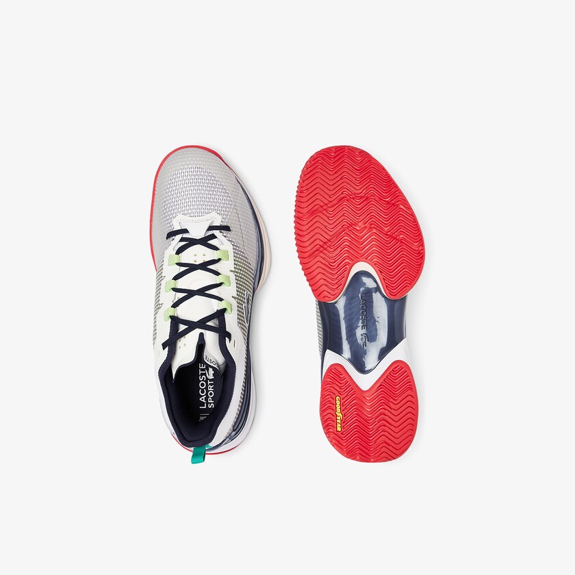 Tenis Lacoste AG-LT 21 Ultra Textile Hombre Blancos Coral | BR6-79407R0