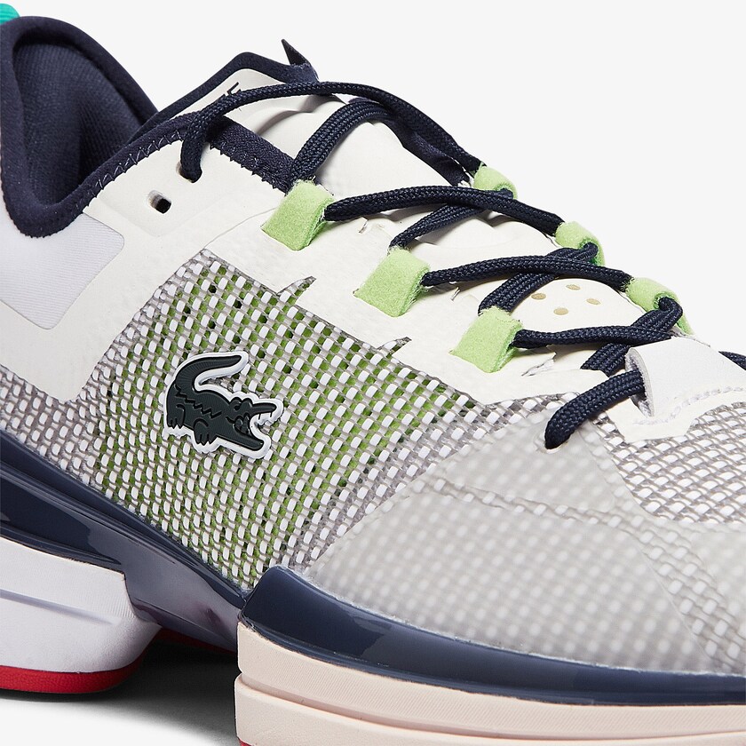 Tenis Lacoste AG-LT 21 Ultra Textile Hombre Blancos Coral | BR6-79407R0
