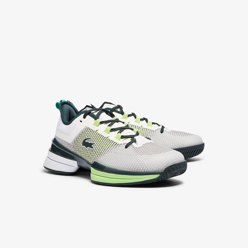 Tenis Lacoste AG-LT 21 Ultra Textile Hombre Blancos Verdes | EH4-11581S9