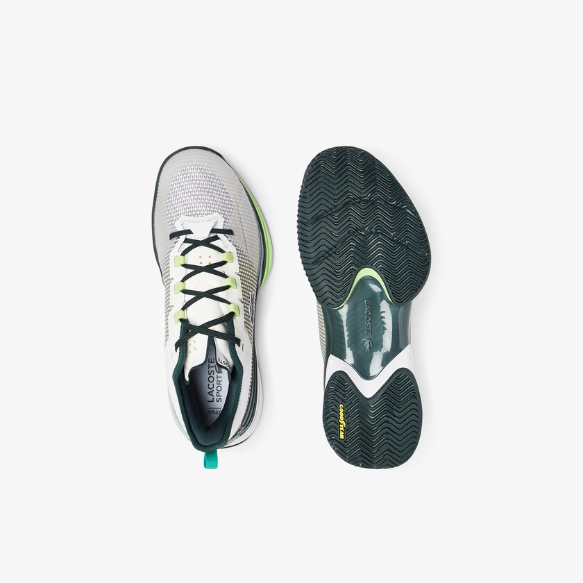 Tenis Lacoste AG-LT 21 Ultra Textile Hombre Blancos Verdes | EH4-11581S9