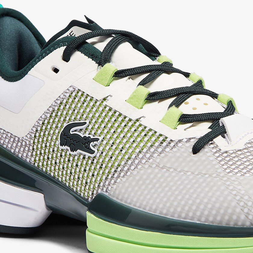 Tenis Lacoste AG-LT 21 Ultra Textile Hombre Blancos Verdes | EH4-11581S9