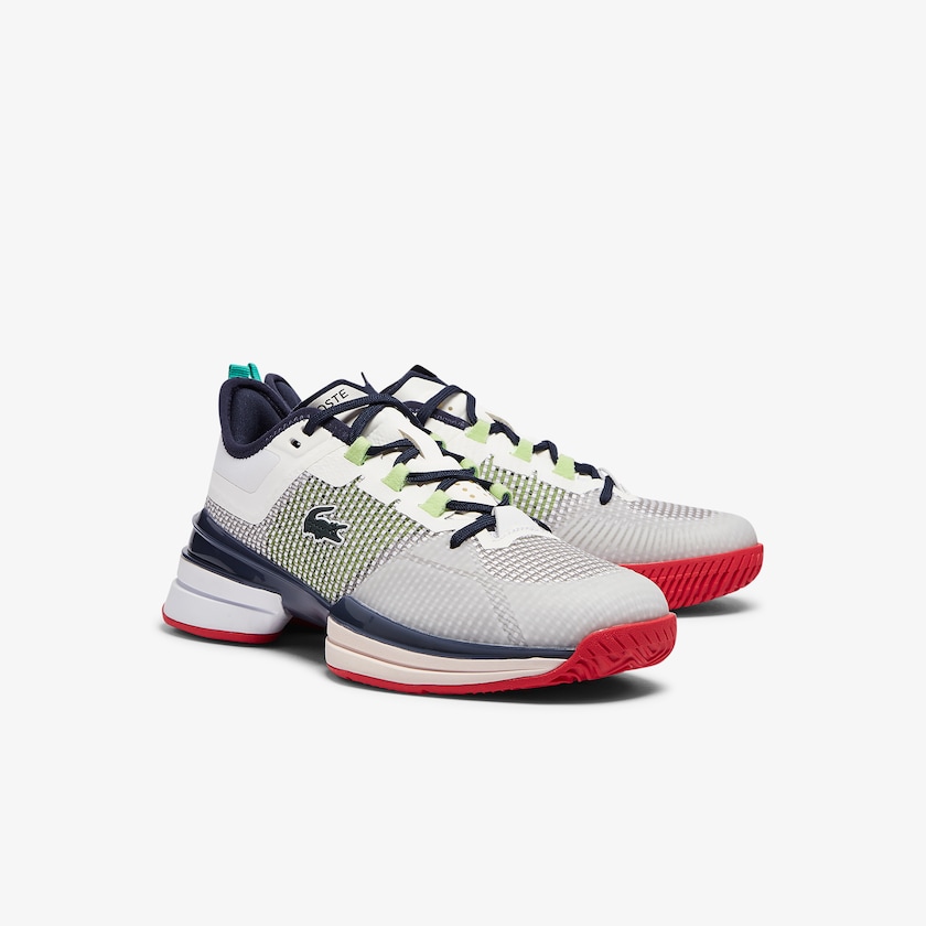 Tenis Lacoste AG-LT 21 Ultra Textile Mujer Blancos Coral | IT2-52925G2