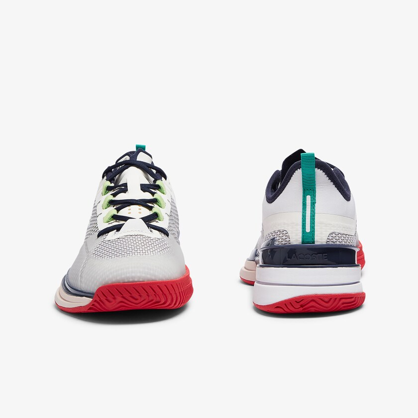 Tenis Lacoste AG-LT 21 Ultra Textile Mujer Blancos Coral | IT2-52925G2
