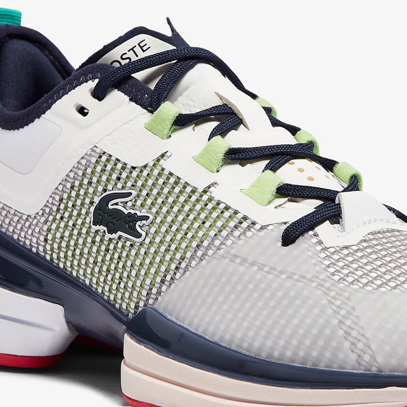 Tenis Lacoste AG-LT 21 Ultra Textile Mujer Blancos Coral | IT2-52925G2
